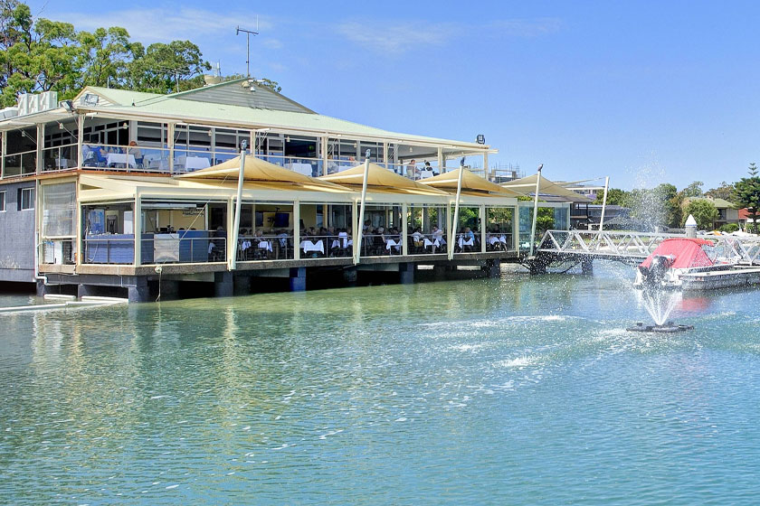 The Boat Shed Cafe on Soldiers Point Marina